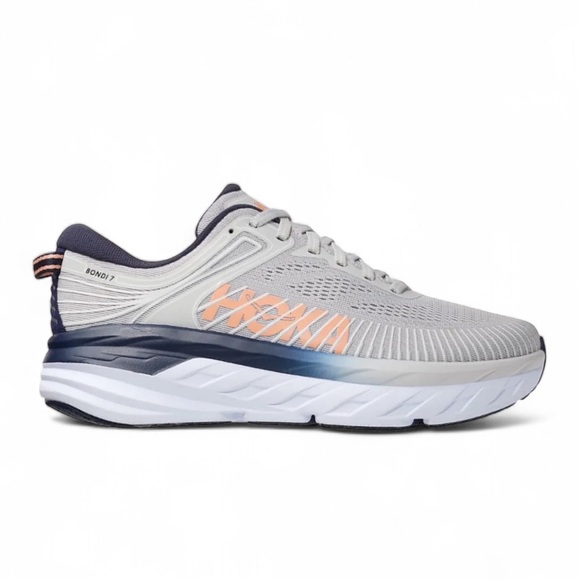 Hoka Shoes - Hoka Bondi 7 Lunar Rock/ Black Iris Women’s Size 6.5